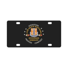 Load image into Gallery viewer, Army - 44th Signal Bn w Opn Provide Comfort - Ettlingen GE X 300DPI Classic License Plate