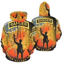 Load image into Gallery viewer, Men's All Over Print Hoodie (USA Size) (Model H13) - Infantry - Follow Me - Ranger Tab - Paratrooper - Battleground