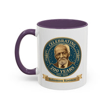 Load image into Gallery viewer, Accent Coffee Mug — "Celebrating 200 Years" Solomon Koonce Portrait (11/15 oz)