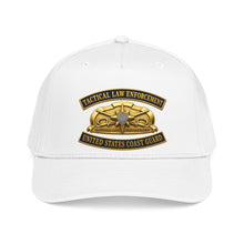 Load image into Gallery viewer, Mid Profile Baseball Cap - USCG - Tactical Law Enforcement w txt - 3D - Enhanced