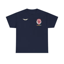 Load image into Gallery viewer, T-Shirt — - 57th Medical Detachment "Original Dustoff" with Aviator Wings, Air Medal w Number 33 and Vietnam Service w Air Medal 33