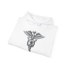 Load image into Gallery viewer, Hoodie – Army Medical Service Corps (MS) Branch Insignia - 3D - Silver - Enhanced