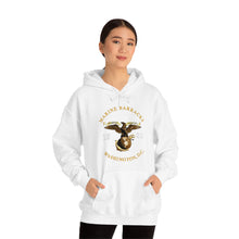 Load image into Gallery viewer, Unisex Heavy Blend™ Hooded Sweatshirt - Marine Barracks - Washington, D.C 1801 X 300