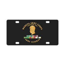 Load image into Gallery viewer, Womens Army Corps Vietnam Era - w ARCOM - GCMDL- WAC - NDSM - COLD X 300 Classic License Plate