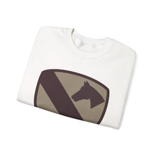 Load image into Gallery viewer, Crewneck Sweatshirt - SSI - 1st Cavalry Division - Subdued Desert X 300