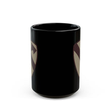 Load image into Gallery viewer, Black Mug (15oz) - SSI - 1st Cavalry Division - Subdued Desert X 300