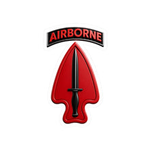 Load image into Gallery viewer, Kiss-Cut Stickers - Army - DUI - 1st Special Forces Operational Detachment–Delta (Airborne) wo txt - 3D - Enhanced