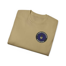 Load image into Gallery viewer, Unisex Ultra Cotton Tee - Vietnam Combat Aviation Vet w Air Crew Badges - 12th Combat Aviation Group - Black Jack No2 - Sgt Howard Meyers - 1968-1969 SVC X 300