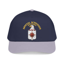 Load image into Gallery viewer, Mid Profile Baseball Cap - Special Activities Division - COA - Central Intelligence Agency - 3D - Enhanced