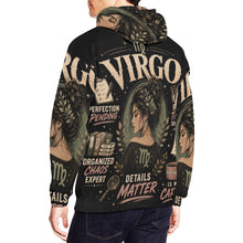 Load image into Gallery viewer, Virgo - perfection in progress Men's All Over Print Hoodie (USA Size)