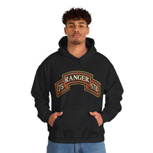 Load image into Gallery viewer, Hoodie – Army - 75th Ranger Regiment - STB - Ranger Scroll - 3D - Enhanced