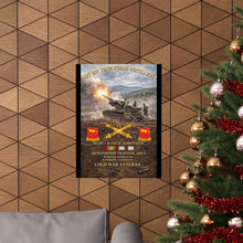 Load image into Gallery viewer, Army 1st Battalion, 75th Artillery Matte Poster — M110 8-Inch SP Fire Mission (Grafenwoehr/Bamberg), Germany