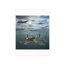 Load image into Gallery viewer, Indoor and Outdoor Silk Posters - British and German aircraft during the Battle of Britain