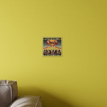 Load image into Gallery viewer, Acrylic Wall Art Panel - Atomic Testing in Nevada Desert Operation Fury