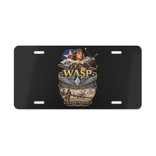 Load image into Gallery viewer, License Plate - WASP - Women Airforce Service Pilot - WWII - 3D - Enhanced