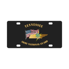 Load image into Gallery viewer, DUI- ANGE- TENESSEE WITH FLAG - Gold X 300 Classic License Plate