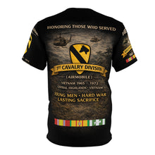 Load image into Gallery viewer, 1st Cavalry Division - Airmobile, All-Over Print Tee - Vietnam - 1965 - 1972