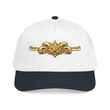 Load image into Gallery viewer, Mid Profile Baseball Cap - USCG - Cutterman - Officer wo txt - 3D - Enhanced