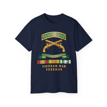 Load image into Gallery viewer, Unisex Ultra Cotton Tee - Army - Sentry Dog - 212th Military Police Company w Br - Ribbon Vietnam War Veteran w VN SVC X 300