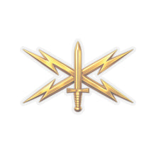Load image into Gallery viewer, Kiss-Cut Stickers - Army Cyber Corps Branch Insignia - 3D - Enhanced