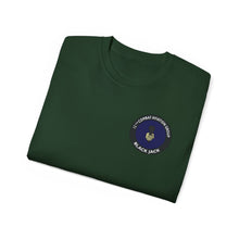 Load image into Gallery viewer, Unisex Ultra Cotton Tee - Vietnam Combat Aviation Vet w Air Crew Badges - 12th Combat Aviation Group - Black Jack No2 - Sgt Howard Meyers - 1968-1969 SVC X 300