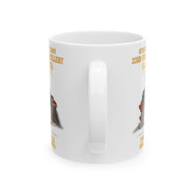 Load image into Gallery viewer, White Ceramic Mug, (11oz, 15oz) - Field Artillery - 6th Bn, 33rd Field Artillery, Ft Sill, OK LANCE Firing - 1975-1981 X 300