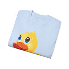 Load image into Gallery viewer, Unisex Ultra Cotton Tee - Yellow Rubber Duck - Oblique Left Front X 300