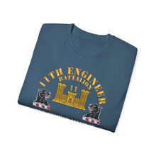Load image into Gallery viewer, Unisex Ultra Cotton Tee - Classic - 11th Engineer Battalion - Camp Humphries 2nd Infantry Division - Korea