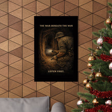 Load image into Gallery viewer, Matte Poster - Into the darkness of Cu Chi - The war beneath the war - Back