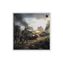 Load image into Gallery viewer, Acrylic Wall Art Panel - Tank Destroyer - M10 Wolverine vs German Panzer Tank