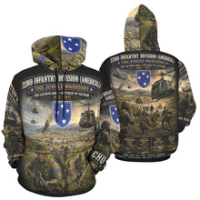 Load image into Gallery viewer, AOP Hoodie - 23rd Infantry Division Americal Vietnam - Jungle Warriors - ChuLai Basecamp Men's All Over Print Hoodie (USA Size) (Copy)