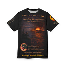 Load image into Gallery viewer, 66th Infantry Division "Black Panther" Tribute Tee — Rescue at Sea - Staff Sgt. Bernard Goldberg