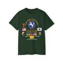 Load image into Gallery viewer, Unisex Tee, Military T-Shirt, Military Veteran Gift, Patriotic Shirt, Army Apparel - USAF - 21st Tactical Air Support Squadron - 9th Infantry Division - ROK w VN SVC - V3 - Group X 300