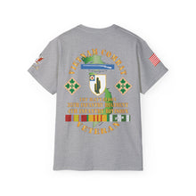 Load image into Gallery viewer, Unisex Ultra Cotton Tee - Vietnam Combat Infantry Veteran, 1st Battalion, 35th Infantry Regiment with CIB - Vietnam Service RIbbons