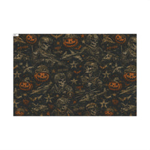Load image into Gallery viewer, Gift Wrap Paper — Gritty Military Halloween Camouflage