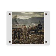 Load image into Gallery viewer, Acrylic Wall Art Panel - U.S. Air Force officer - Captured, KIA, Communist Guerrillas - AT-6 Shotdown - Cold War