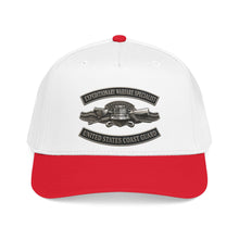 Load image into Gallery viewer, Mid Profile Baseball Cap - USCG - Expeditionary Warfare Specialist w txt - 3D - Enhanced