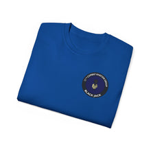 Load image into Gallery viewer, Unisex Ultra Cotton Tee - Vietnam Combat Aviation Vet w Air Crew Badges - 12th Combat Aviation Group - Black Jack No2 - Sgt Howard Meyers - 1968-1969 SVC X 300