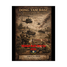 Load image into Gallery viewer, Matte Poster - Dong Tam Base, Mekong Delta 1967-70 - 162nd Aslt Hel Co