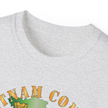 Load image into Gallery viewer, Unisex Ultra Cotton Tee - Vietnam Combat Veteran w 20th Engineer Brigade SSI - Dong Tam X 300
