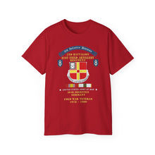 Load image into Gallery viewer, Unisex Ultra Cotton Tee - 8th Infantry Division Scroll - 2nd Bn, 81st Field Artillery Regiment - Idar Oberstein Germany - Cold War Vet w COLD SVC - 1970 - 1980