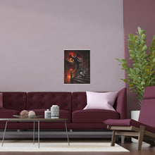 Load image into Gallery viewer, Indoor and Outdoor Silk Posters - devil and maid