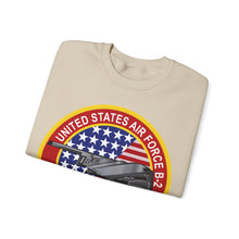 Load image into Gallery viewer, Unisex Heavy Blend Crewneck Sweatshirt - Usaf - B2 - Spirit - Stealth Bomber Wo Txt