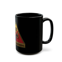 Load image into Gallery viewer, Black Mug (15oz) - SSI - 761st Tank Battalion SSI w Name Tape - 3D Enhanced
