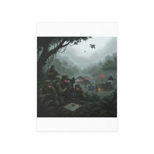 Load image into Gallery viewer, Indoor and Outdoor Silk Posters - SOF Team Hitting a Jungle Drug Lab