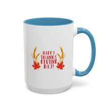 Load image into Gallery viewer, Accent Coffee Mug - Happy Thanksgiving Day