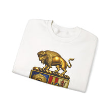Load image into Gallery viewer, Crewneck Sweatshirt - Army - 10th Cavalry Regiment - BUffalo Soldiers - COA - Ready and Forward - 3D Enhanced