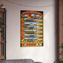 Load image into Gallery viewer, Matte Poster - 18th Field Artillery Group - POSTER - COLD WAR - Germany - 3D - Transparent