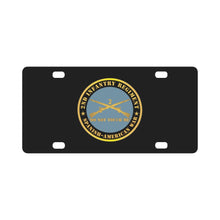Load image into Gallery viewer, Army - 2nd Infantry Regiment Branch - Do Not Touch Me - Spanish-American War X 300 Classic License Plate