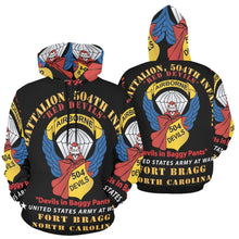 Load image into Gallery viewer, Men's All Over Print Hoodie (USA Size) (Model H13) - Army - 1st Battalion, 504th Infantry Regiment - Red Devils - FBNC